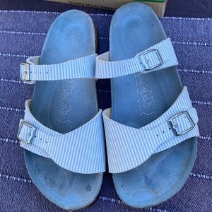 Birkenstock birks aziza stripe sandals size 39